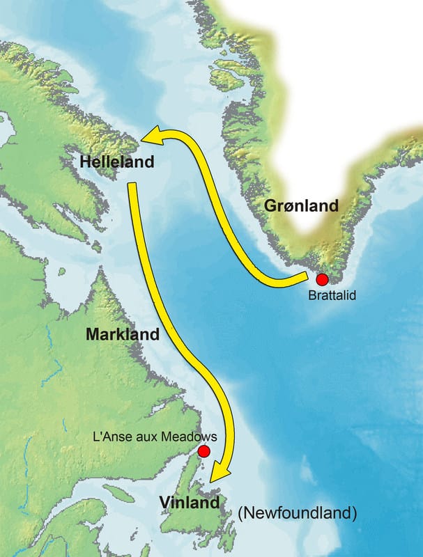 vikings journey to north america